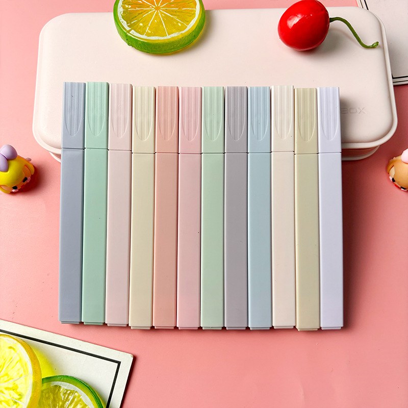 All 12 Morandi colors lined up